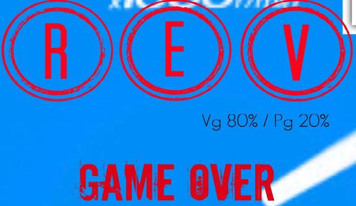 Game Over-Red White Blue Pop